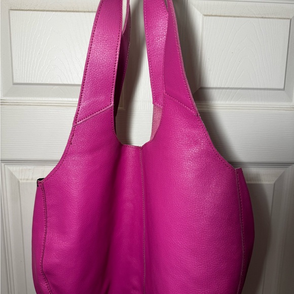 Easton Vibrant Pink Hobo Bag - Picture 2 of 9